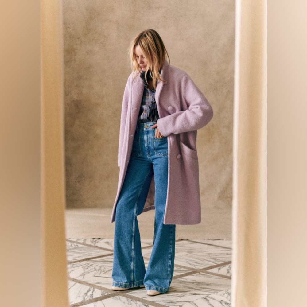 Sézane Women’s Denim The 70’s Trouser